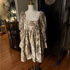 Pilcro corduroy babydoll dress- Size Small NWT